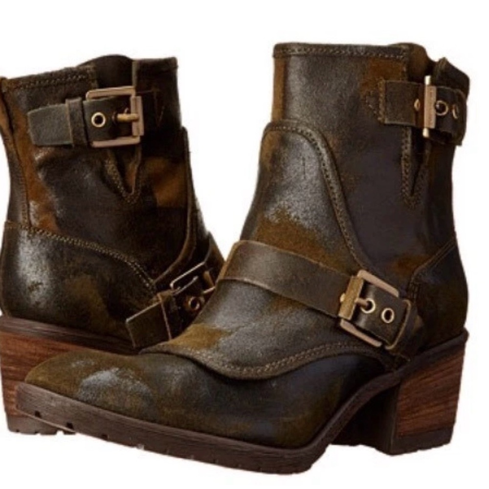 Donald J. Pliner Delta Espresso brown ankle boots